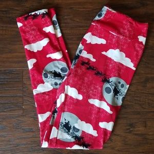LulaRoe OS Unicorn Christmas Leggings